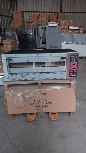 [10005347] فرن بيتزا 1 دك غاز 6 بيتزا INOX CLASS