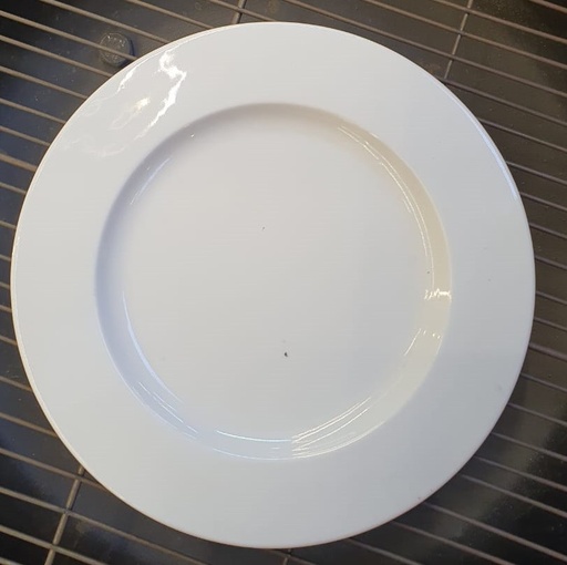 [100025000] طبق 26سم ابيض مدور ريم فرز اول-العالمية