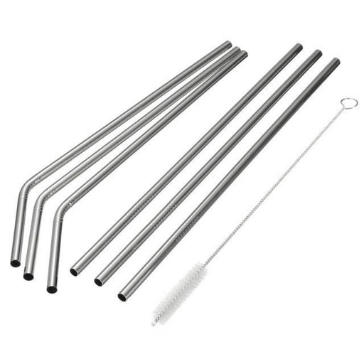 [291051] Tools - شاليموة استنلس 5 ق (2 عدل و 2 معوج و فرشة)